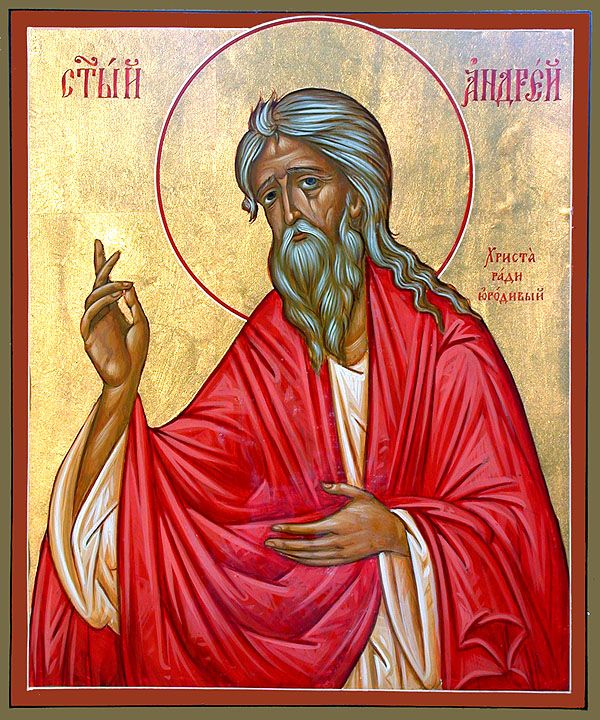 Sfantul Andrei cel nebun pentru Hristos
